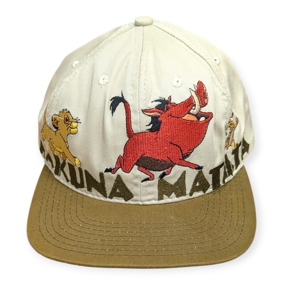 Goofy Hat Co. Other - Disney The Lion King Hakuna Matata Pumbaa Timon Simba Embroidered Snapback Hat